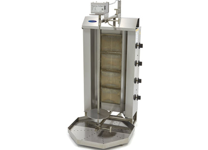 Kebab Grill - 4 brændere - 50 kg kød - gas
