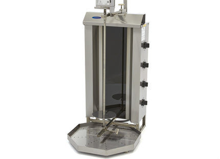Kebab Grill - 4 brændere - 50 kg kød - Elektrisk
