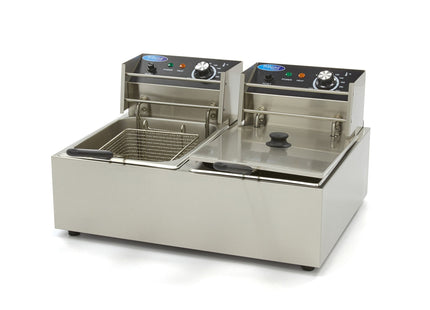 Friture - 2 x 6L - 2 kurve - op til 2,4 kg pommes frites