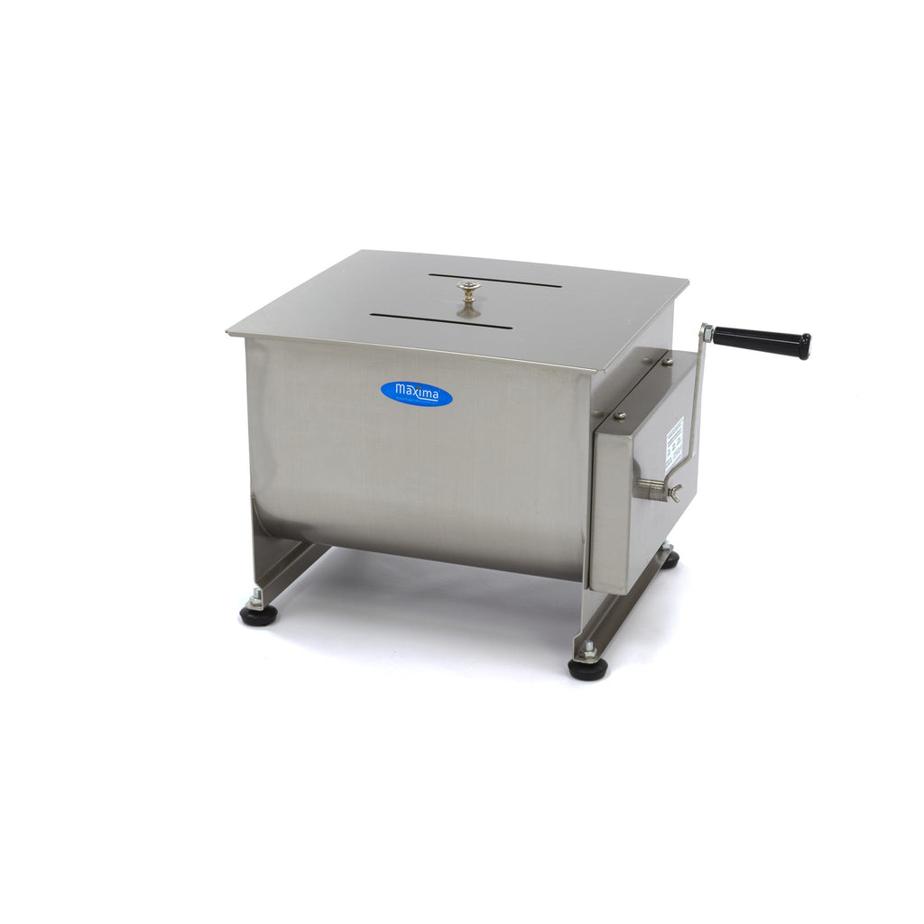 Kødblander – 30 L – 25 kg kød – Dobbeltaksel – Manuel