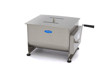 Kødmixer - 40L - 35kg Kød - Dobbeltaksel - Manuel