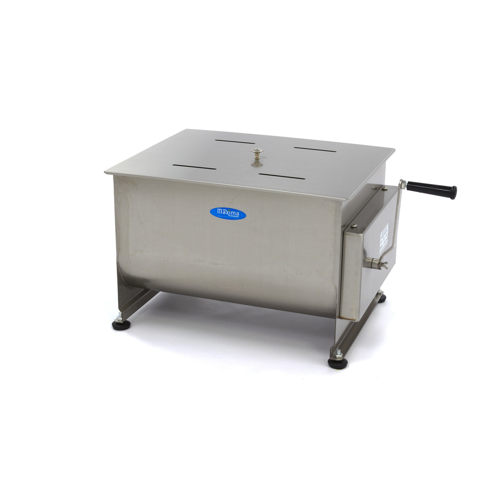 Kødblander - 50L - 43 kg kød - Dobbeltaksel - Manuel