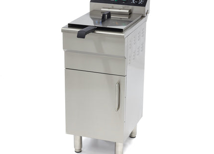 Friture - 16L - 1 kurv - med afløbshane og stativ - 400V