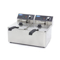 Friturekoger - 2 x 8L - 2 Kurve - op til 2,8 kg pomfritter
