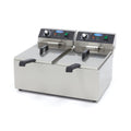 Friturekoger - 2 x 11L - 2 Kurve - op til 2,8 kg pomfritter