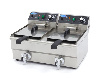 Friture - 2 x 10L - 2 Kurve - med aftapningshane