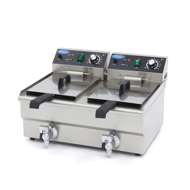 Friture - 2 x 10L - 2 Kurve - med aftapningshane