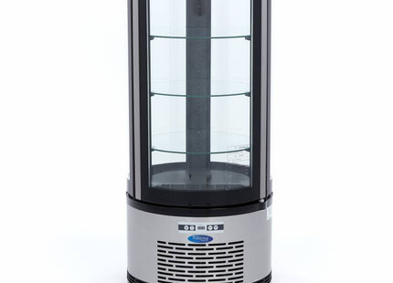 Displaykøleskab - 100 liter - 48 cm - Rund