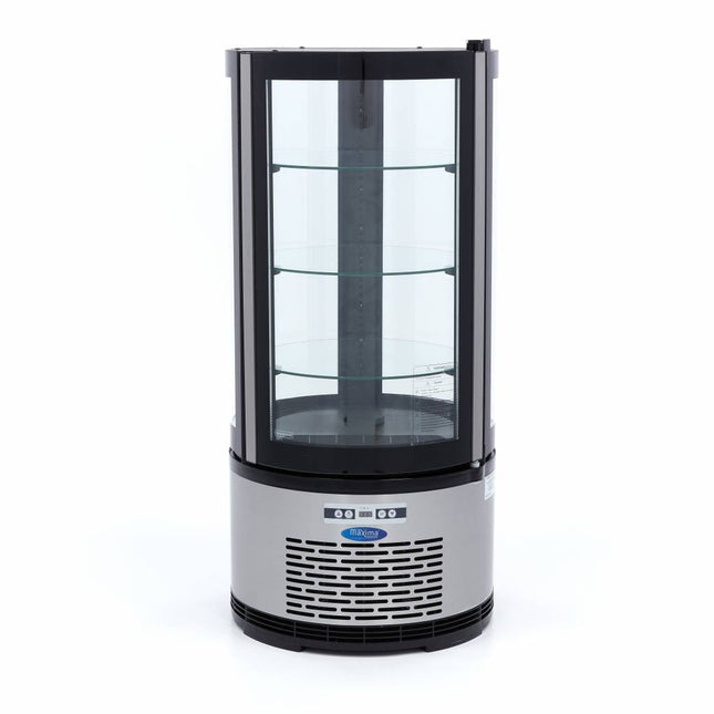 Displaykøleskab - 100 liter - 48 cm - Rund