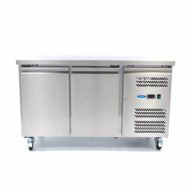 Frysebord - 136cm - 2 døre