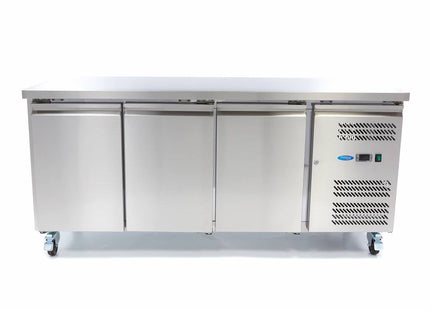 Frysebord - 180 cm - 3 døre