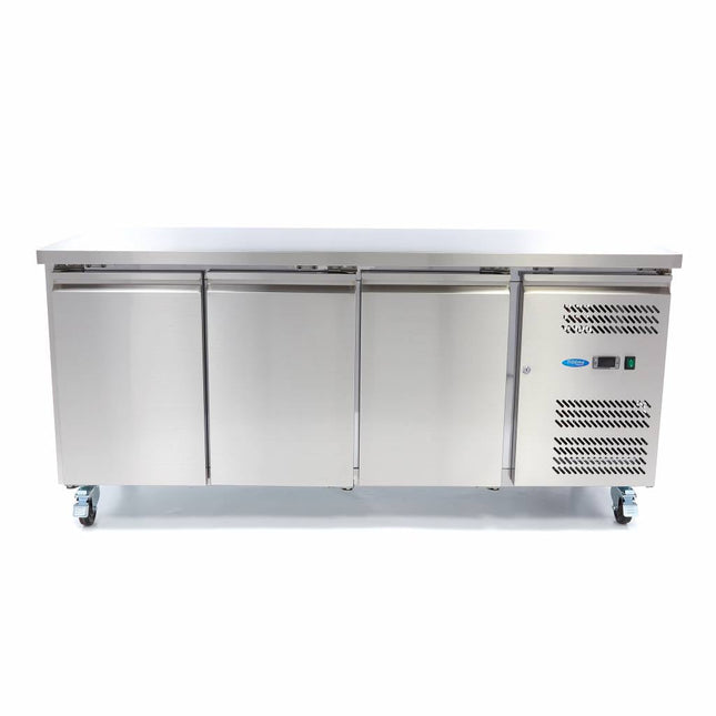 Frysebord - 180 cm - 3 døre