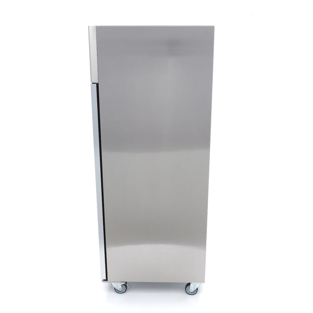 Fryser - 1400L - 6 justerbare hylder (2/1 GN) - Rustfrit stål - med glasdøre