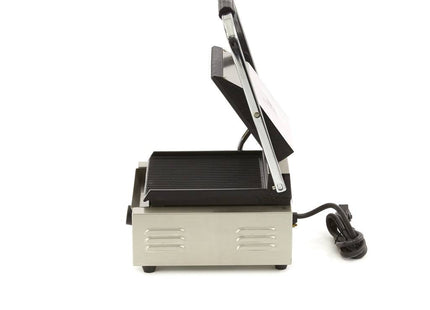 Kontaktgrill - Rillet - Enkelt Grillplade - 22cm