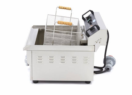 Friture - 30L - 1 kurv - med drænhane