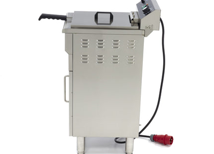 Friture - 16L - 1 kurv - med afløbshane og stativ - 400V