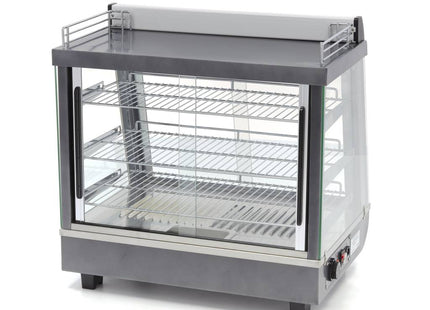 Opvarmet maddisplay - 96L - 67,5 cm - 3 hylder