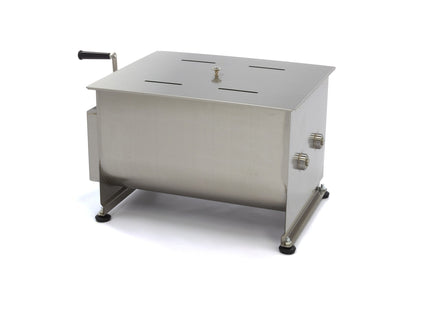 Kødmixer - 50L - 43kg Kød - Dobbeltaksel - Manuel