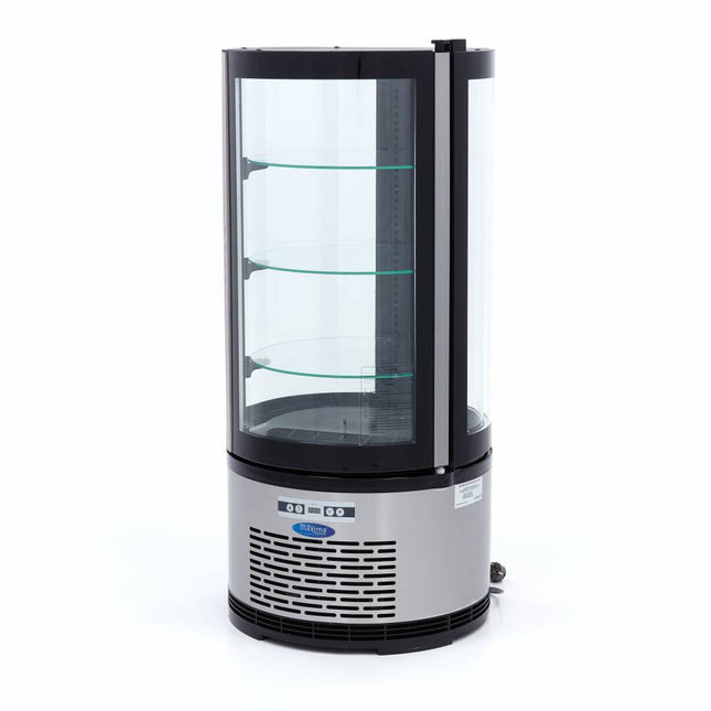 Displaykøleskab - 100 liter - 48 cm - Rund