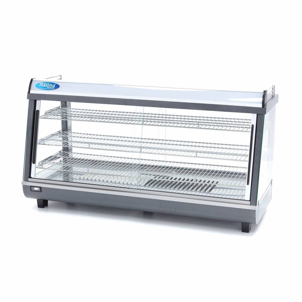 Opvarmet maddisplay - 186L - 121,5cm - 3 hylder