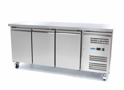 Frysebord - 180 cm - 3 døre