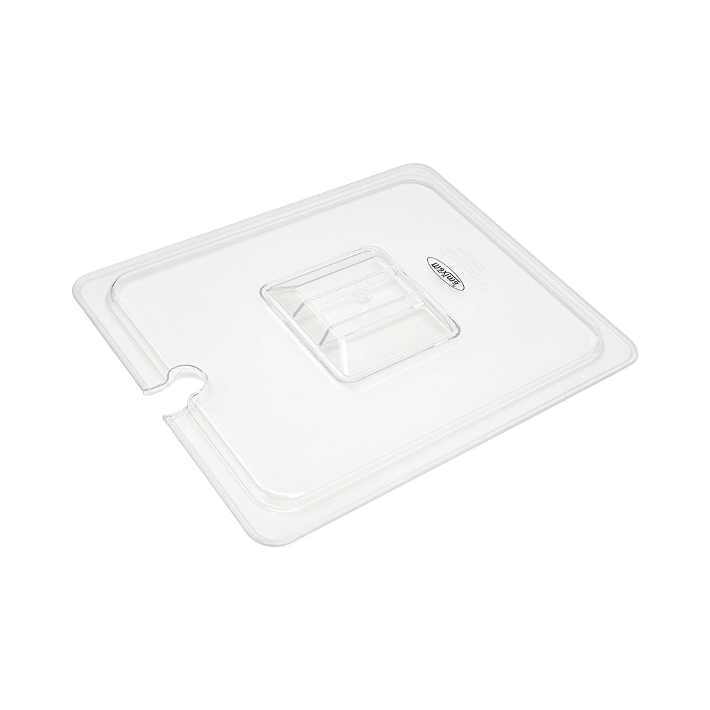 Gastronormlåg - 1/2 GN - Polycarbonat - med udskæring