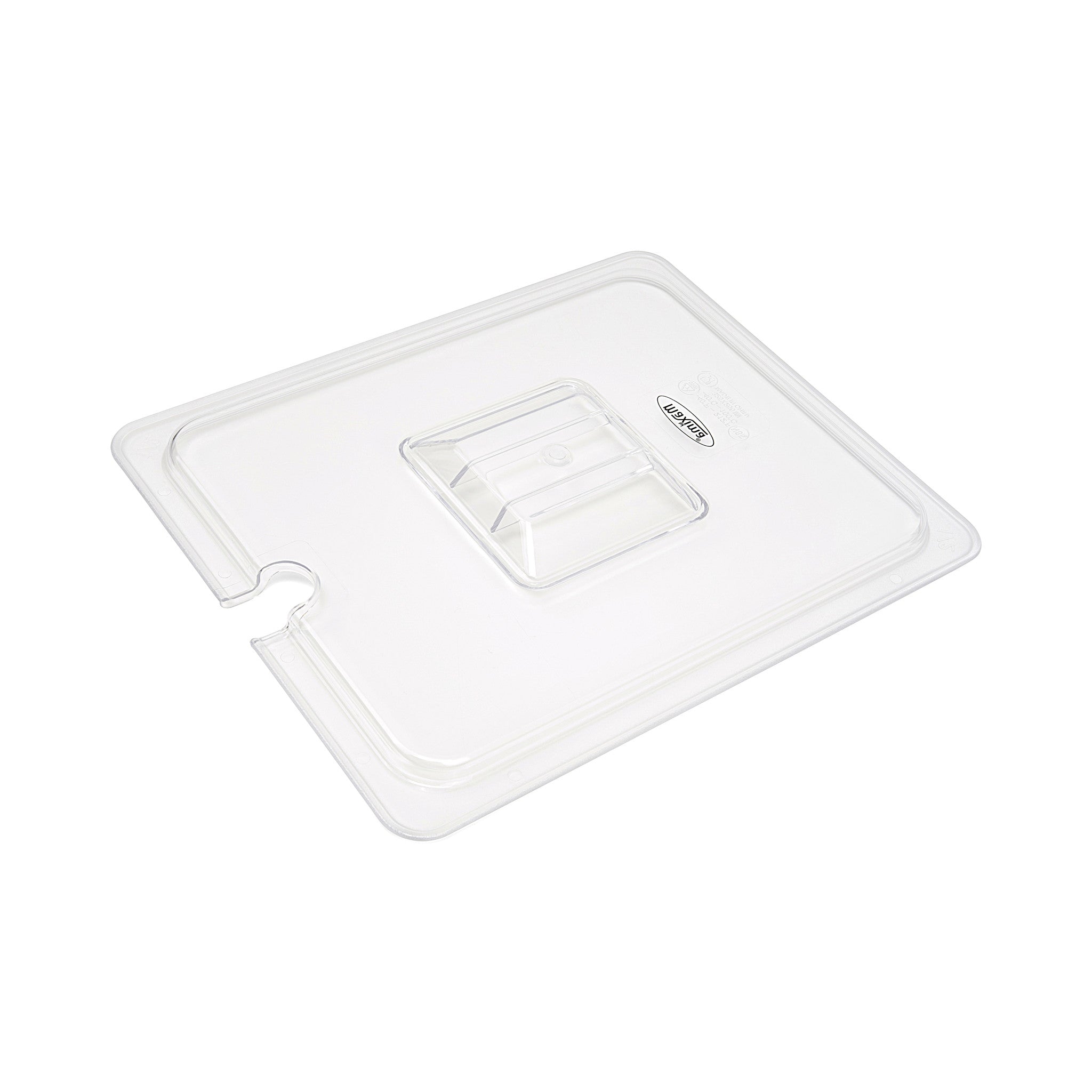 Gastronormlåg - 1/2 GN - Polycarbonat - med udskæring