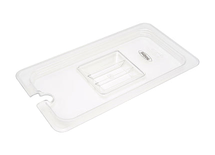 Gastronorm Låg - 1/3 GN - Polycarbonat - med fordybning