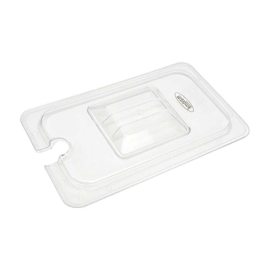 Gastronorm Lid - 1/4 GN - Polycarbonate - with Recess