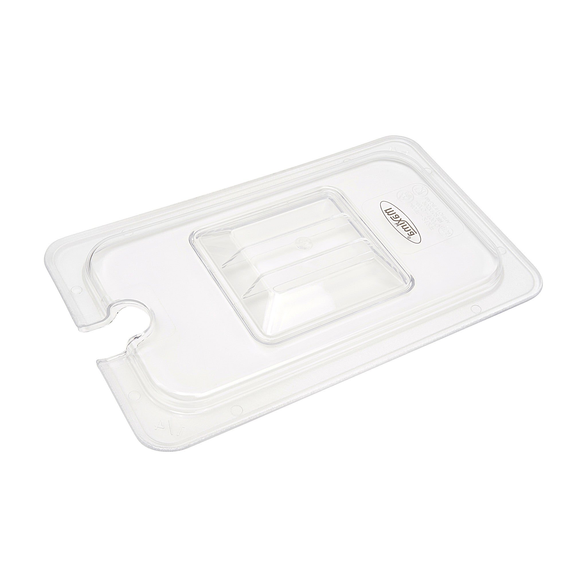 Gastronorm Lid - 1/4 GN - Polycarbonate - with Recess
