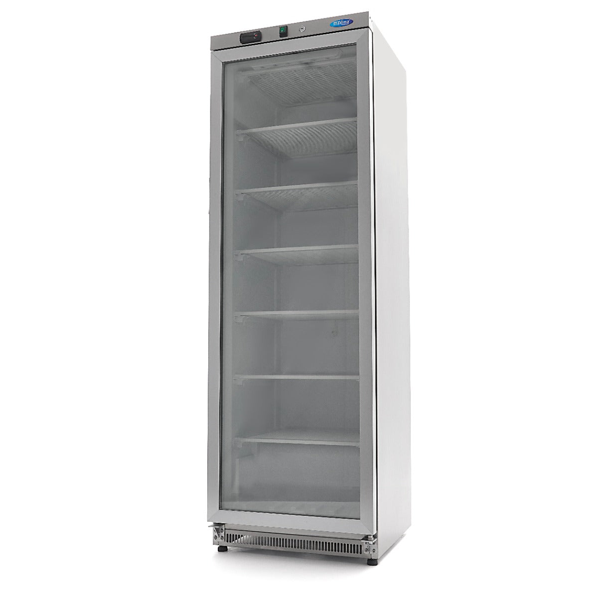 Fryser - 400L - Rustfrit Stål - med Glasdør