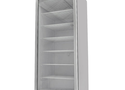 Fryser - 600L - Sort - med glaslåge