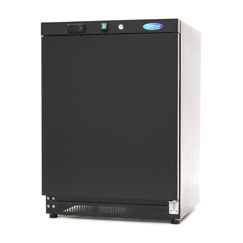 Fridge - 200L - 3 Adjustable Shelves - Black