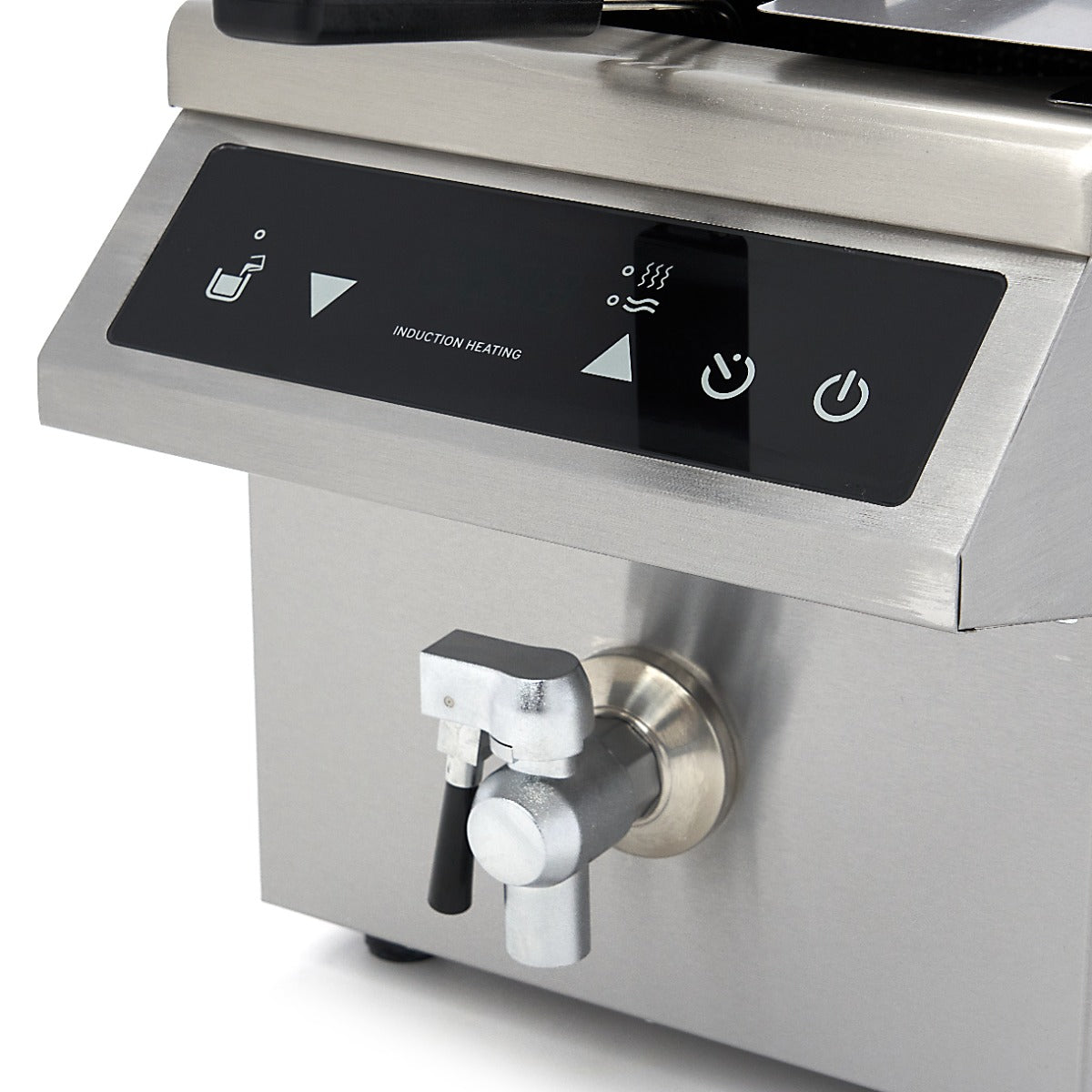 Friture - 8L - 1 kurv - Induktion - med aftapningshane