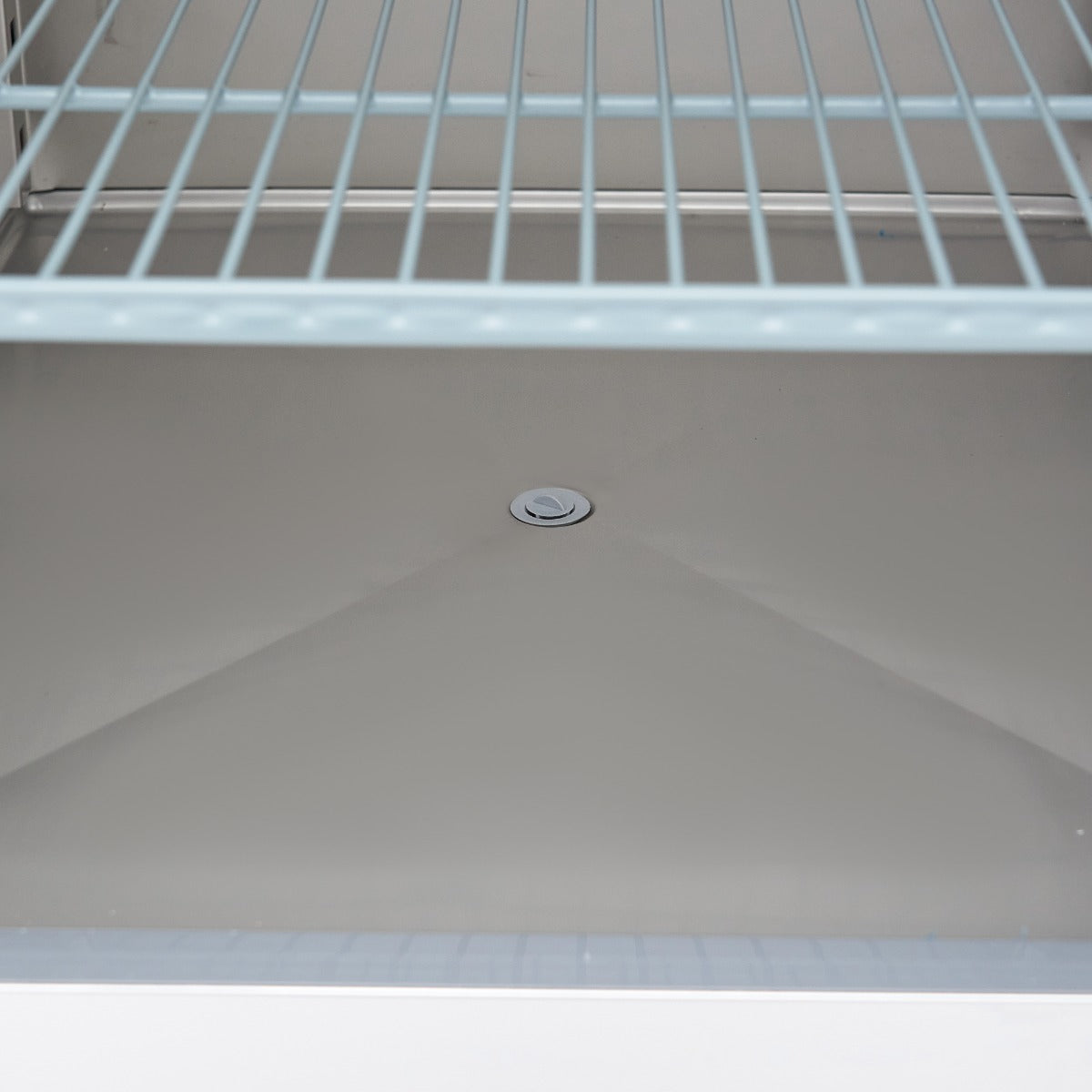 Fryser - 600L - 3 justerbare hylder (2/1GN) - Rustfrit stål - med glasdør