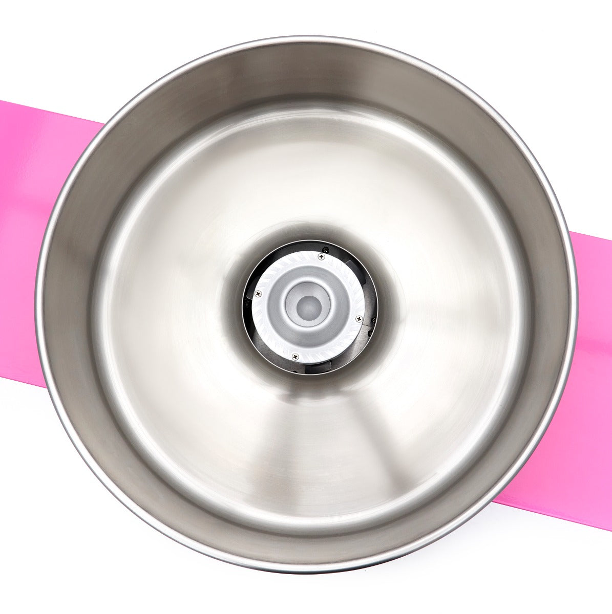 Candy Floss Machine – Ø 52cm – Pink – med vogn