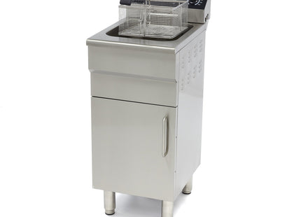 Friture - 16L - 1 kurv - med afløbshane og stativ - 400V