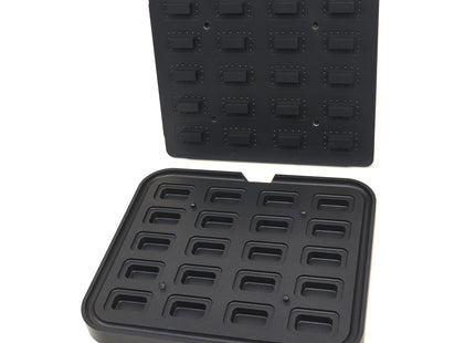 Tarteletform - Rektangel - 64x41/45x22 mm - 20 stk.