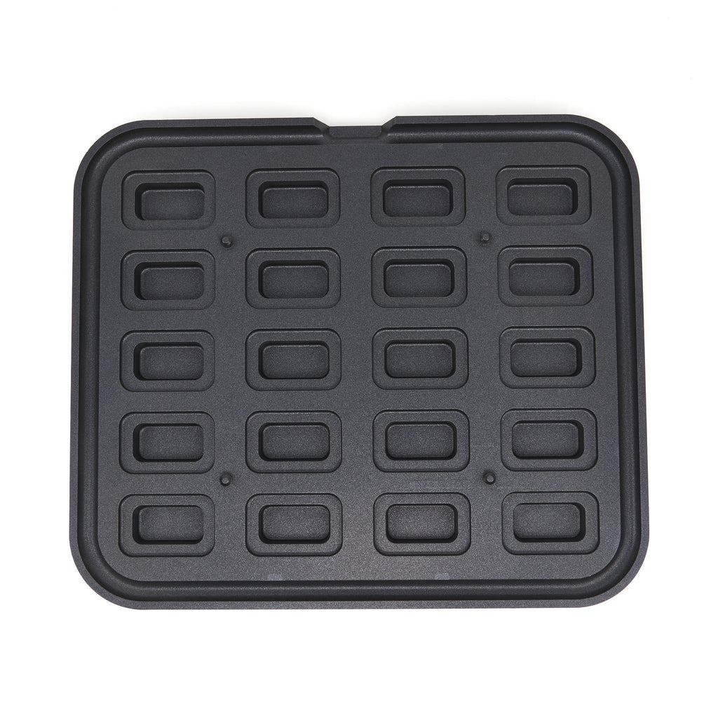 Tærteform - Rektangulær - 64x41/45x22 mm - 20 stk.