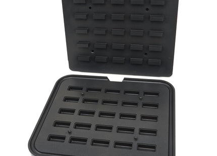 Tarteletform - Rektangel - 50x23/42x17 mm - 25 stk.