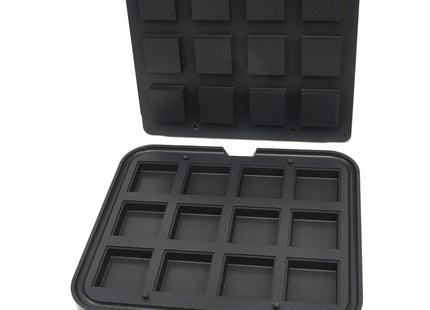 Tarteletform - Firkantet - 72/62 mm - 12 stk