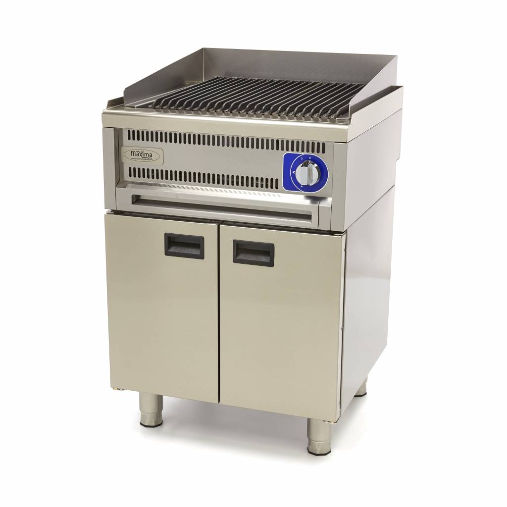 professionel Chargrill - Dobbelt enhed - 60 cm dyb - Gas