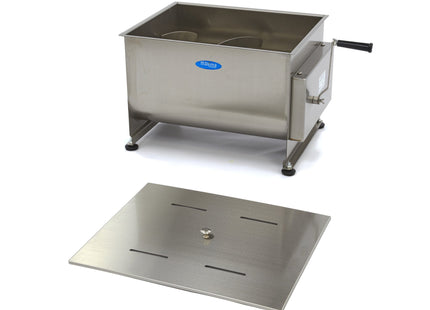 Kødmixer - 50L - 43kg Kød - Dobbeltaksel - Manuel