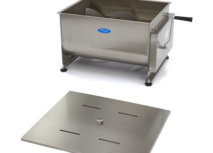 Kødmixer - 60L - 55kg Kød - Dobbeltaksel - Manuel