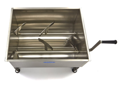 Kødmixer - 50L - 43kg Kød - Dobbeltaksel - Manuel