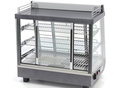 Opvarmet maddisplay - 96L - 67,5 cm - 3 hylder