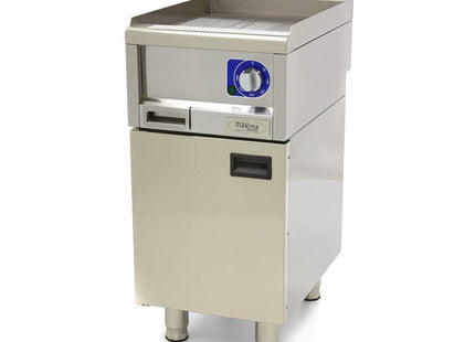 Stegeplade af kommerciel kvalitet - rillet - Enkelt enhed - 60 cm dyb - Elektrisk