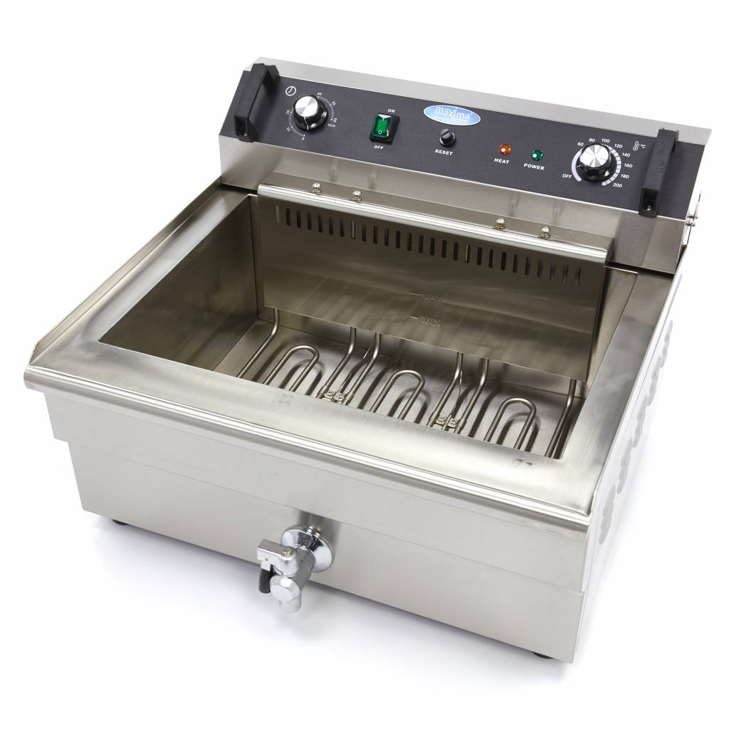 Friture - 30L - 1 kurv - med aftapningshane