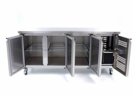 Frysebord - 180 cm - 3 døre