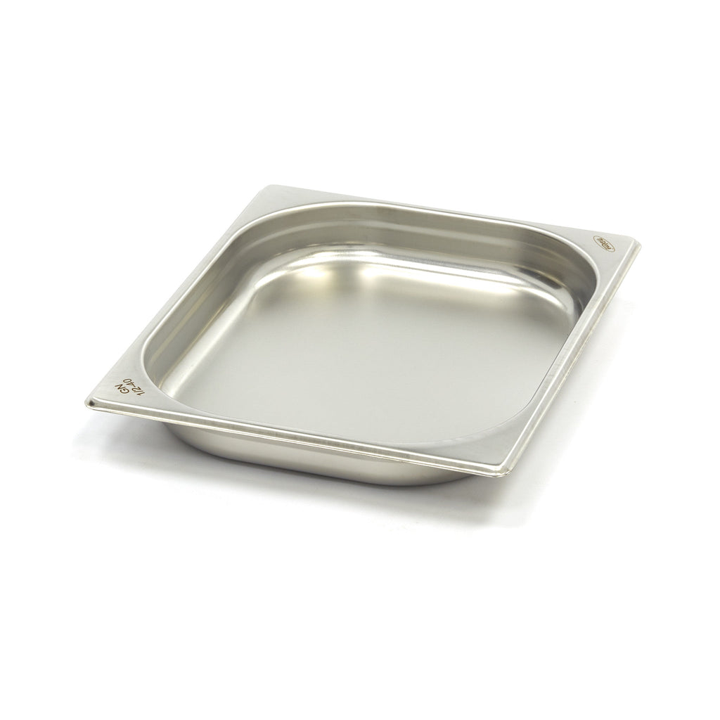 Gastronormbakke - 1/2 GN - 4 cm dyb - Rustfrit stål